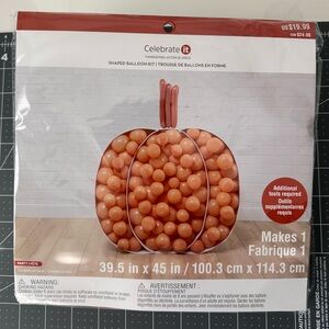 Celebrate It brand   Pumpkin Shaped Balloon Kit